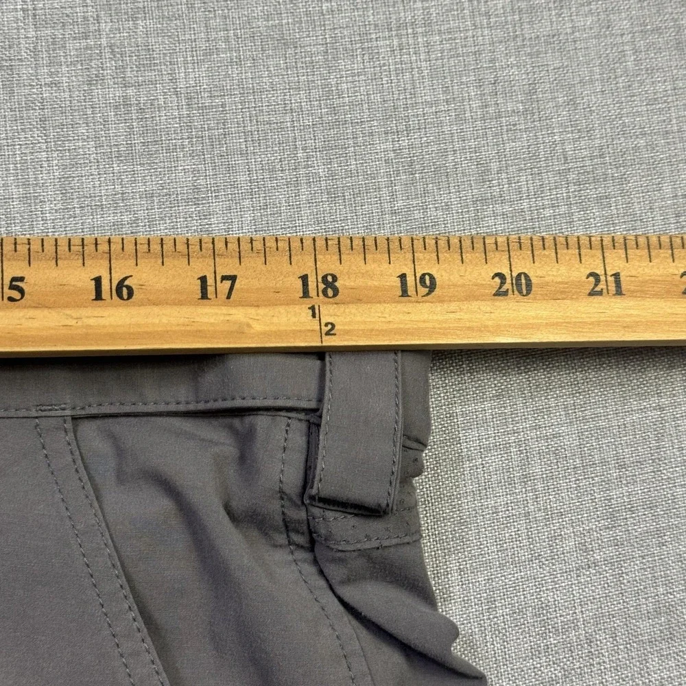 Huk Fishing Cargo Shorts Mens 36 Gray Polyester Spandex Quick Dry 9